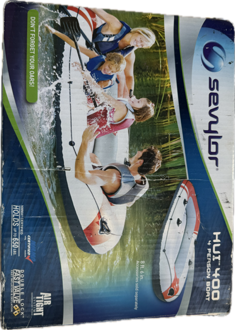 Vist Large View of Product Image Which is Used Sevylor HUI 400 4 PERSON Pad/Raft White