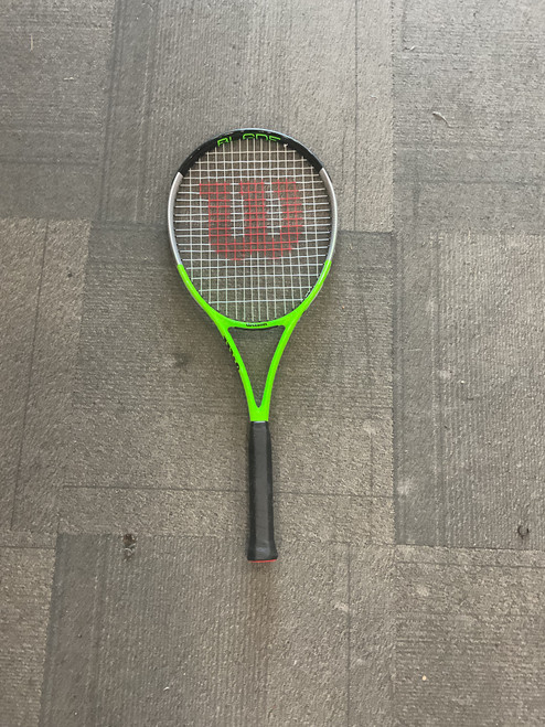 Vist Large View of Product Image Which is Used Wilson BLADE Adult Tennis Racquet Green 3 3/8" 11614-S000218003