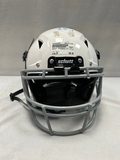 Vist Large View of Product Image Which is Used Schutt VENGEANCE A11 YTH 2024 FB Helmet White XS 11490-S000263994