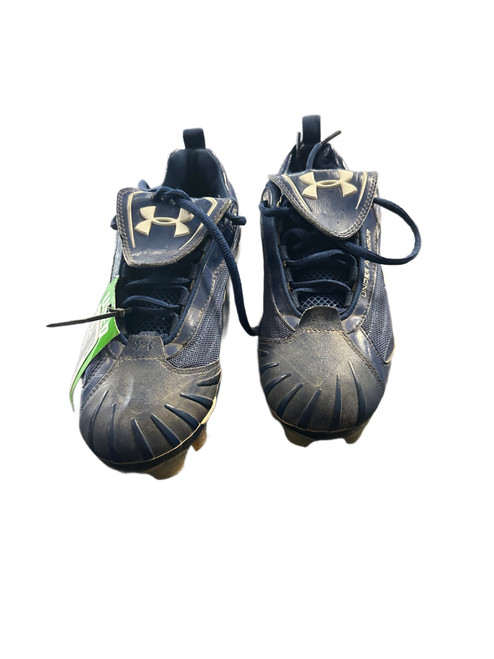 Used Under Armour MOLDED CLEATS BB/SB Cleats Navy Blue Senior 7 11705-S000047401