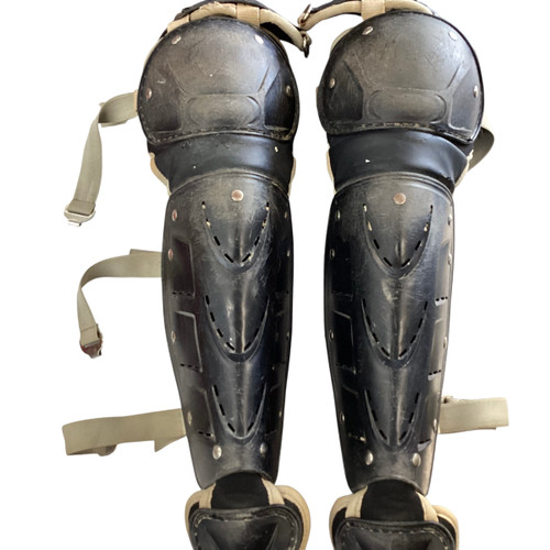 Vist Large View of Product Image Which is Used SHIN GUARDS Catchers Leg Guards Black Intermed 11760-S000079504