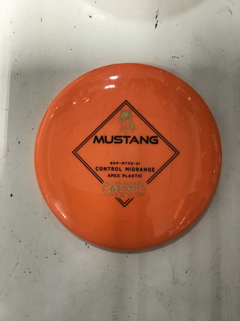 Vist Large View of Product Image Which is Used MINT APEX MUSTANG Disc Golf Mid Range Orange 179g 10242-S000271963