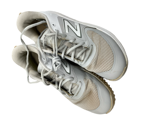 Vist Large View of Product Image Which is Used New Balance SOFTBALL BB/SB Cleats White Senior 9.5