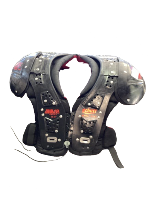 Vist Large View of Product Image Which is Used Riddell EVX FB Shoulder Pads Black MD 11853-S000123589