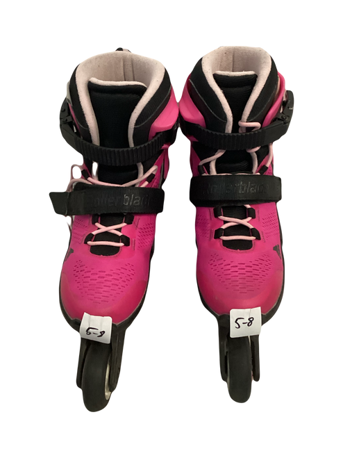 Vist Large View of Product Image Which is Used Rollerblade Junior Rec Fitness Skates Pink Adjustable 11642-S000131489