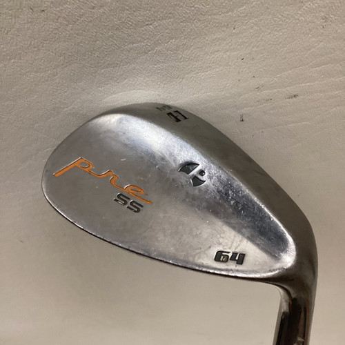 Vist Large View of Product Image Which is Used Pinemeadow PRE SS Golf Wedge Mens RH 64 Degree 11725-S000489490