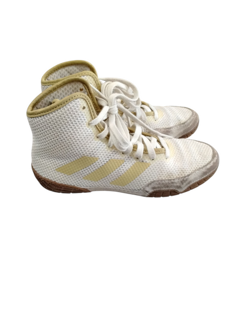 Vist Large View of Product Image Which is Used Adidas Wrestling Shoes White Junior 03.5 11866-S000026885