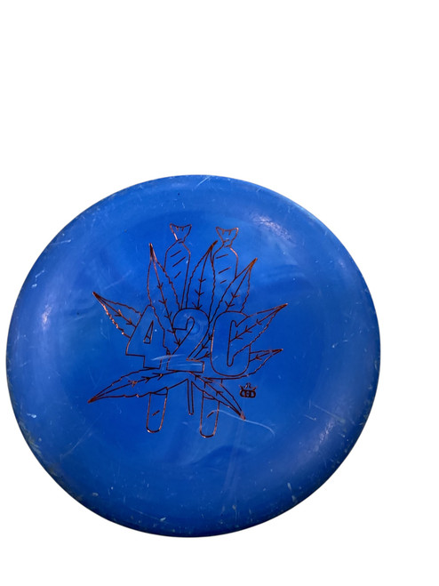 Vist Large View of Product Image Which is Used Dynamic Discs WARDEN Disc Golf Putter Royal Blue