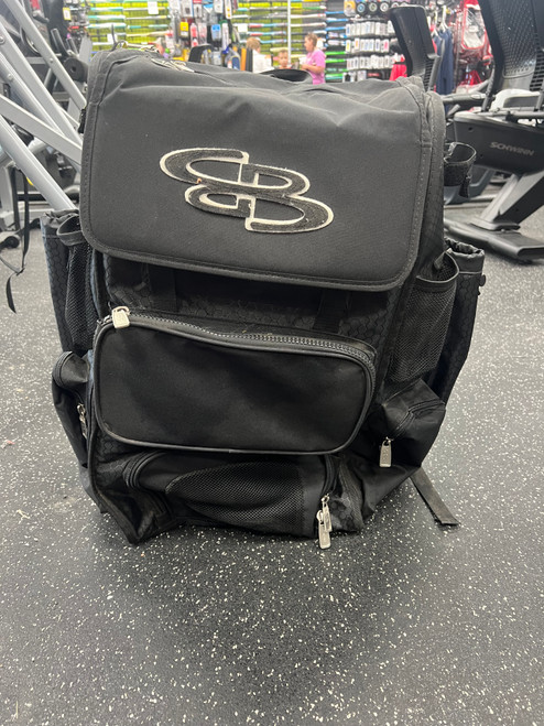 Vist Large View of Product Image Which is Used BoomBah 4 BAT BACKPACK BB/SB Player Backpack Black 10558-S000239402