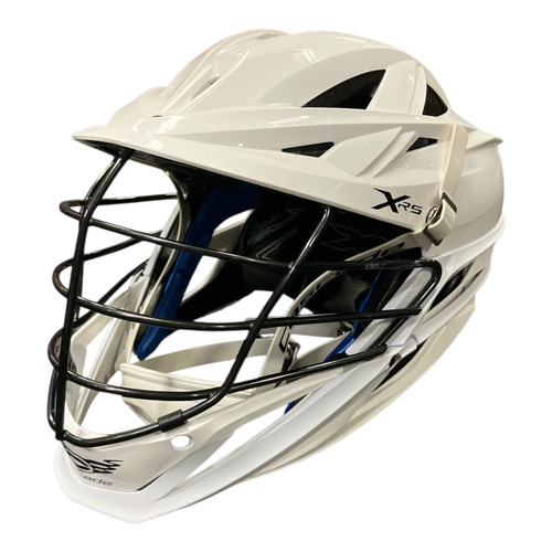 Vist Large View of Product Image Which is Used Cascade XRS Lacrosse Helmet White M/L