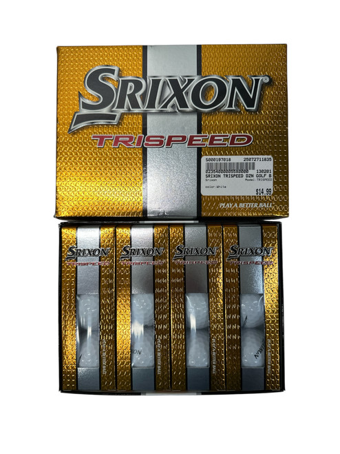 Vist Large View of Product Image Which is Used Srixon TRISPEED 12 Pack - Golf Balls White 11835-S000197018