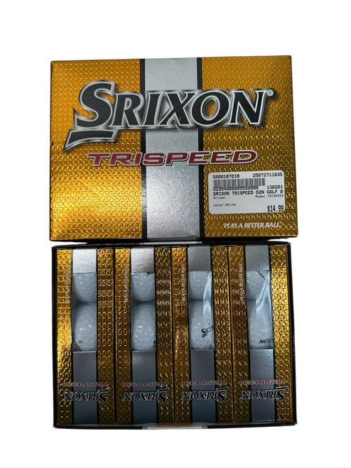 Vist Large View of Product Image Which is Used Srixon TRISPEED 12 Pack - Golf Balls White 11835-S000197019