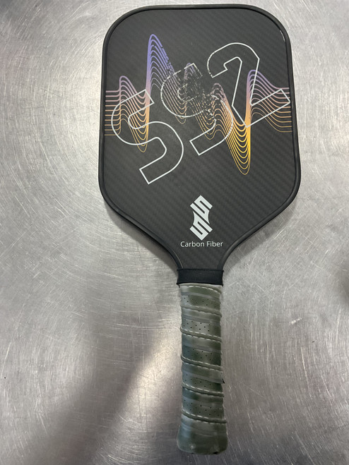 Vist Large View of Product Image Which is Used SPIN SAVVY SS2 PADDLE Pickleball Racquet Black 11614-S000218029