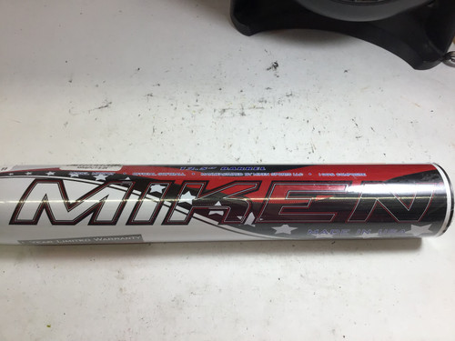 Vist Large View of Product Image Which is Used Miken RESPECT BB/SB Slowpitch Bat 34" 10105-S000287690
