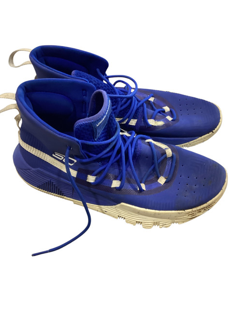 Vist Large View of Product Image Which is Used Under Armour Basketball Shoes M Royal Blue Senior 8 11884-S000049509