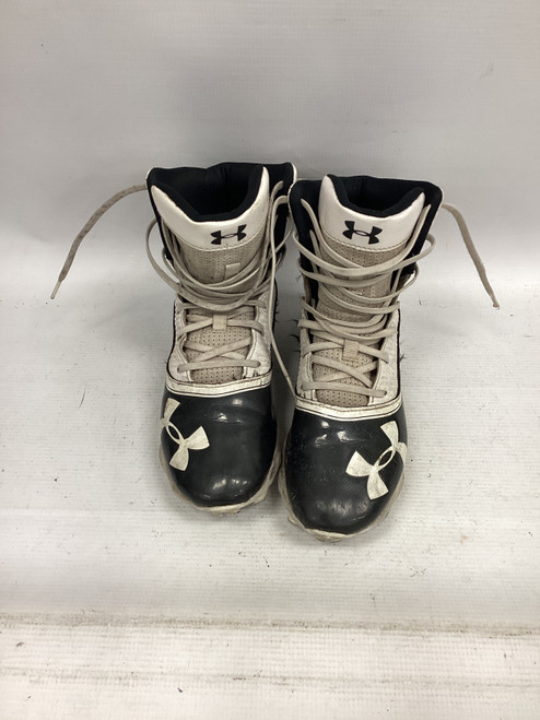 Vist Large View of Product Image Which is Used Under Armour Adult FB Cleats Black Senior 6