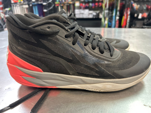 Vist Large View of Product Image Which is Used Puma Basketball Shoes M Black Senior 12 11868-S000064300