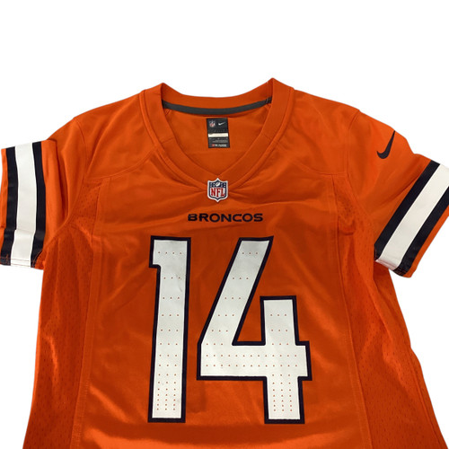Vist Large View of Product Image Which is Used Nike DENVER BRONCOS SUTTON JERSEY YTH MD FB Top Adult Orange MD 11479-S000399753