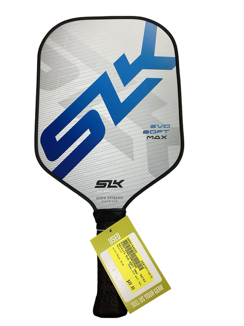 Vist Large View of Product Image Which is Used Selkirk EVO SOFT MAX Pickleball Racquet Royal Blue 11613-S000164636