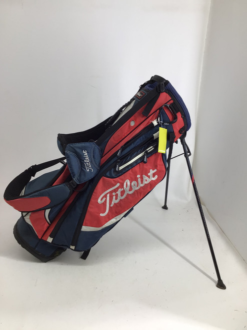 Vist Large View of Product Image Which is Used Titleist 4 WAY STAND BAG Mens Stand Bag Navy Blue 11752-S000067848