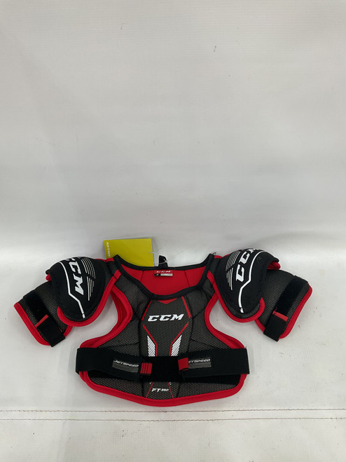 Vist Large View of Product Image Which is Used CCM FT 350 Youth Shoulder Pads SM 11871-S000019719