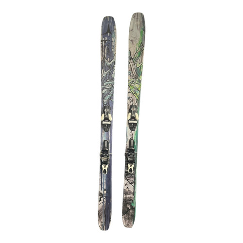 Vist Large View of Product Image Which is Used Atomic BENT 100 Mens DH Ski/Binding Navy Blue 172 cm 11820-S000044081