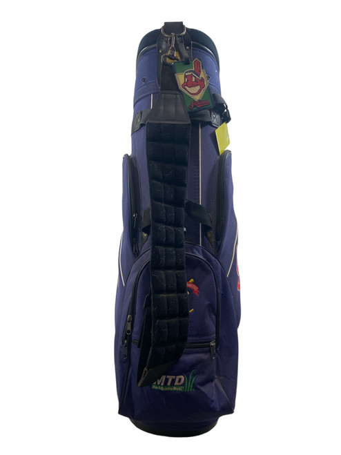 Vist Large View of Product Image Which is Used CLEVELAND INDIANS CART BAG Mens Cart Bag Royal Blue 11471-S000162231