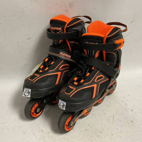 Vist Large View of Product Image Which is Used ZPM SPORTS ADJ 1-4 Child Rec Fitness Skates Black Adjustable