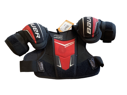 Vist Large View of Product Image Which is Used Bauer LEGACY Youth Shoulder Pads MD