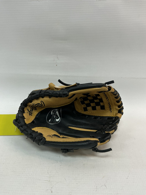 Vist Large View of Product Image Which is Used Rawlings PLAYER SERIES BB/SB Glove T-ball Brown 9"