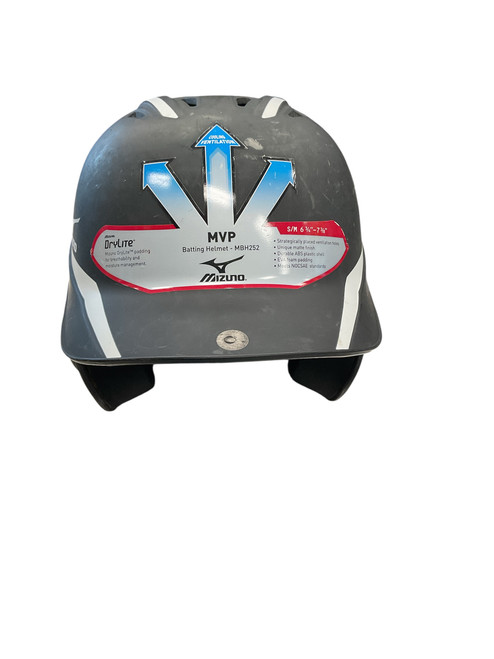 Vist Large View of Product Image Which is Used Mizuno DRYLITE Batting Helmet No Mask Black SM 11856-S000021588