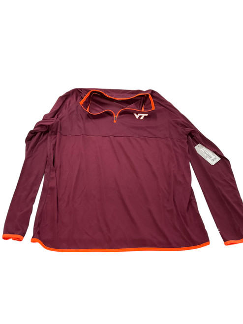 Vist Large View of Product Image Which is Used Virginia Tech Quarter Zip 11484-S000285069
