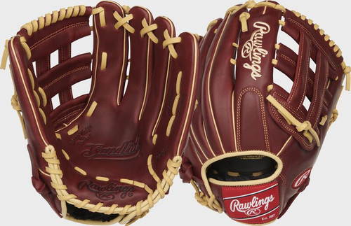 Vist Large View of Product Image Which is New Rawlings SANDLOT BB/SB Glove LH Throw None 12 3/4"