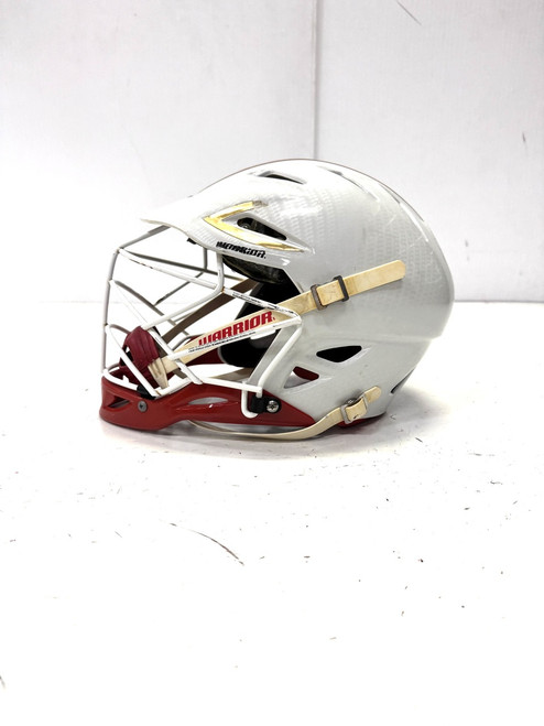 Vist Large View of Product Image Which is Used Warrior REGULATOR 2 Lacrosse Helmet White One Size
