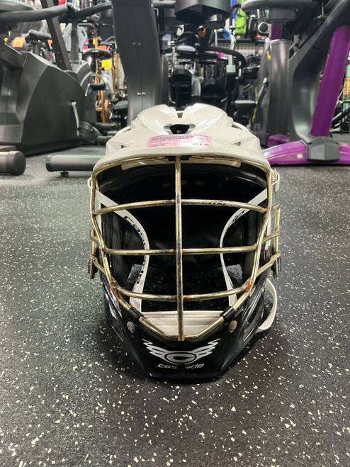 Vist Large View of Product Image Which is Used Cascade R Lacrosse Helmet White One Size