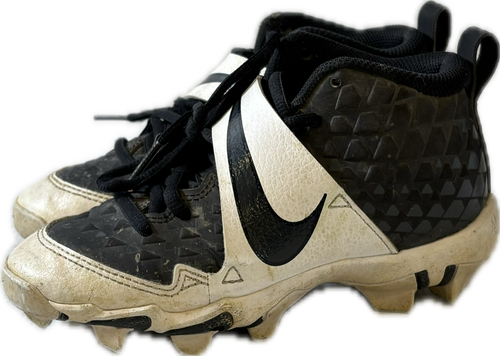 Vist Large View of Product Image Which is Used Nike AT3441-002 BB/SB Cleats Black Youth 13.0