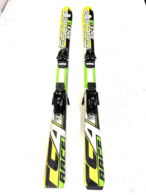 Vist Large View of Product Image Which is Used Fischer RACE RC 4 TYROLLA SL 45 BINDING Boys DH Ski/Binding Black And Gold 130 cm