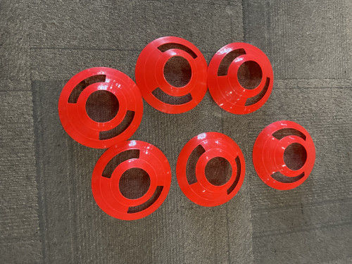 Vist Large View of Product Image Which is Used 6 MARKER DISC SET Soccer Field Marker Orange 11614-S000218128