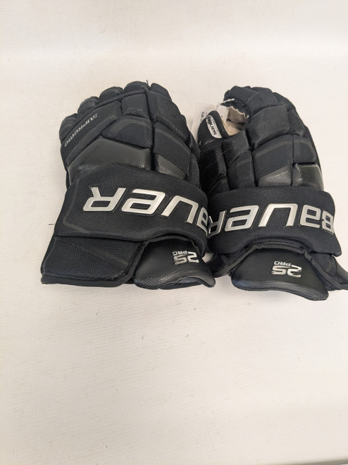 Vist Large View of Product Image Which is Used Bauer 2S PRO Senior Gloves Black 15" 11821-S000026592
