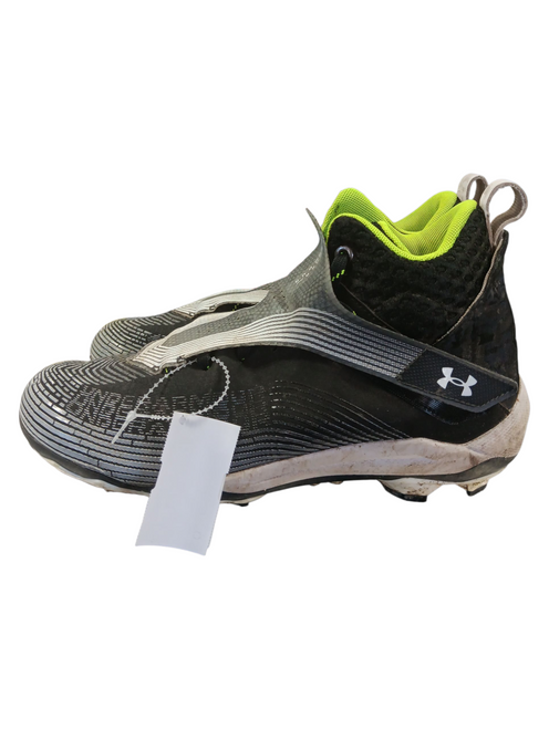Vist Large View of Product Image Which is Used Under Armour Adult FB Cleats Black Senior 8.5 11732-S000355902
