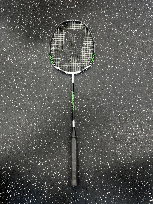 Vist Large View of Product Image Which is Used Prince WARRIOR Adult Badminton Racquet Black 4 1/4" 11849-S000030043