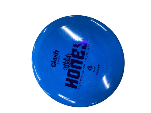 Vist Large View of Product Image Which is Used Clash Discs HONEY Disc Golf Driver Royal Blue 11613-S000164678