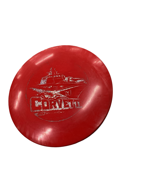 Vist Large View of Product Image Which is Used Innova CORVETTE Disc Golf Driver Red 11613-S000164679