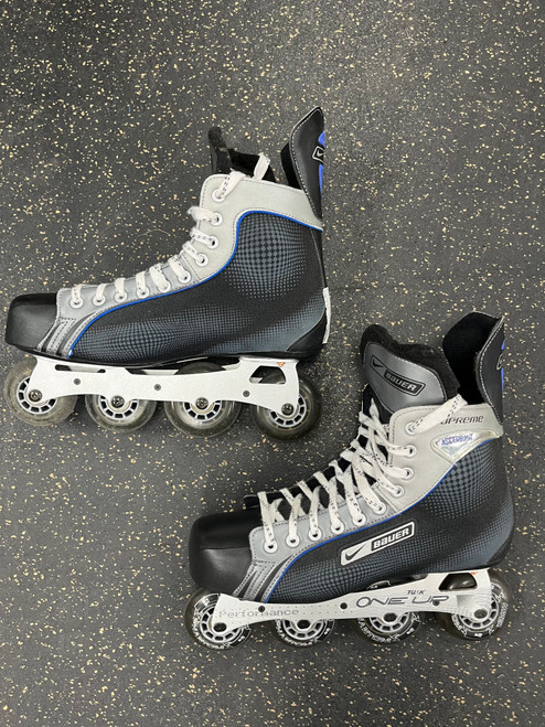 Vist Large View of Product Image Which is Used Bauer SUPREME ASCENDANT Senior Aggressive Skates Black Senior 11
