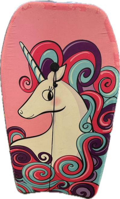 Vist Large View of Product Image Which is Used UNICORN Body Board Pink 40"