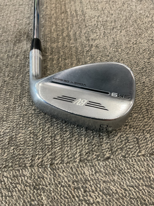 Vist Large View of Product Image Which is Used Titleist SM9 F GRIND Golf Wedge Mens RH 50 Degree