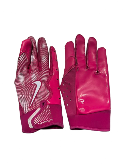 Vist Large View of Product Image Which is Used Nike NIKE RECIEVER GLOVES YOUTH MD FB Gloves Pink MD 11843-S000016701