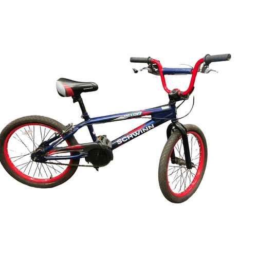 Vist Large View of Product Image Which is Schwinn FALCON Road Bike Boys Navy Blue 12"