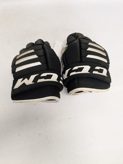 Vist Large View of Product Image Which is Used CCM TACKS 4R2 Junior Gloves Black 10" 11821-S000026607
