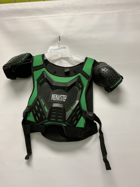 Vist Large View of Product Image Which is Used CHEST PROTECTOR JR Junior Neck Brace Green